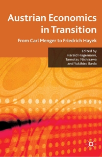 Imagen de portada: Austrian Economics in Transition 9780230222267