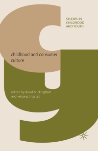 Cover image: Childhood and Consumer Culture 9780230227835