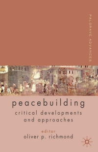 Cover image: Palgrave Advances in Peacebuilding 9780230555228
