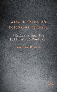 Imagen de portada: Albert Camus as Political Thinker 9780230240988
