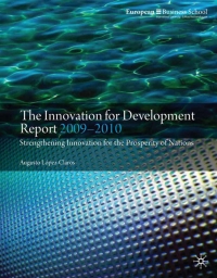 Titelbild: The Innovation for Development Report 2009-2010 9780230239661