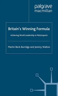 Titelbild: Britain's Winning Formula 9780333712702