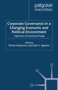 Titelbild: Corporate Governance in a Changing Economic and Political Environment 1st edition 9781403920768