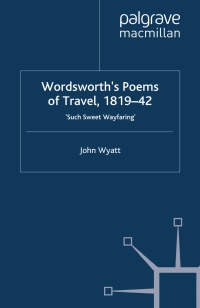 Imagen de portada: Wordsworth's Poems of Travel 1819-1842 9780333748138