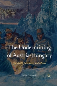 Cover image: The Undermining of Austria-Hungary 9780333804520