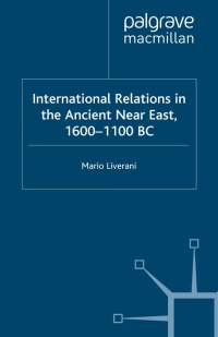 Immagine di copertina: International Relations in the Ancient Near East 9780333761533