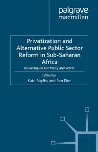 Cover image: Privatization and Alternative Public Sector Reform in Sub-Saharan Africa 9780230004856