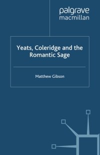 Imagen de portada: Yeats, Coleridge and the Romantic Sage 9780333746257