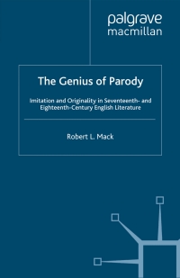 Cover image: The Genius of Parody 9780230008564