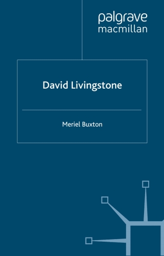 Cover image: David Livingstone 9781349409716