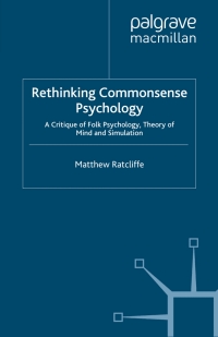 Cover image: Rethinking Commonsense Psychology 9781349282999