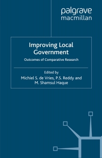 Cover image: Improving Local Government 9780230517523