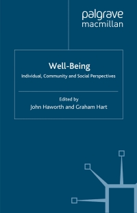 Cover image: Well-Being 9780230001688