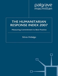 صورة الغلاف: Humanitarian Response Index 2007 9780230573475