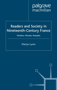 صورة الغلاف: Readers and Society in Nineteenth-Century France 9780333921265