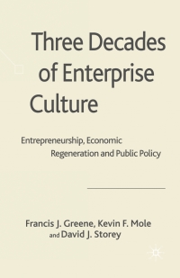 Imagen de portada: Three Decades of Enterprise Culture? 9781403941022