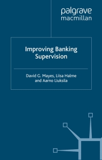 Imagen de portada: Improving Banking Supervision 9780333948965