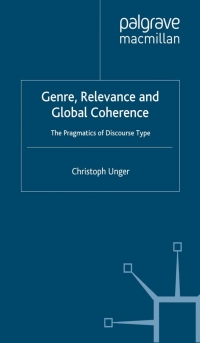 Cover image: Genre, Relevance and Global Coherence 9781403985330