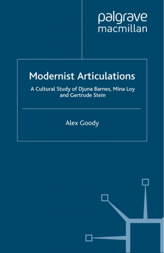 Imagen de portada: Modernist Articulations 9780230500495