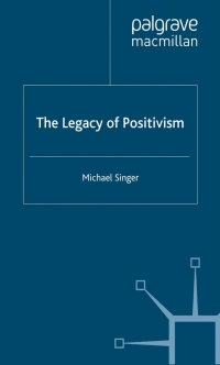Cover image: The Legacy of Positivism 9781349544202
