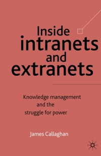 صورة الغلاف: Inside Intranets and Extranets 9781349431366