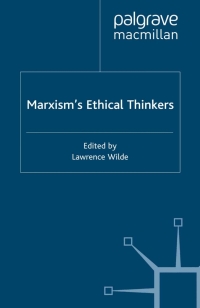 Imagen de portada: Marxism’s Ethical Thinkers 1st edition 9780333778074
