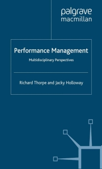 Cover image: Performance Management 9781403947611