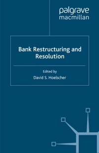 Imagen de portada: Bank Restructuring and Resolution 9780230019003