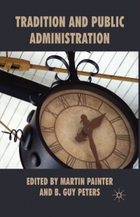 Titelbild: Tradition and Public Administration 9780230575660