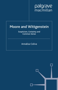 Imagen de portada: Moore and Wittgenstein 9780230580633