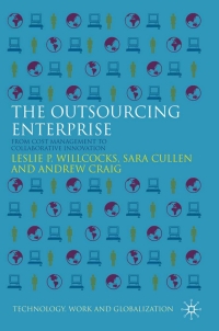 Cover image: The Outsourcing Enterprise 9780230231917