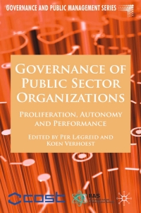 Cover image: Governance of Public Sector Organizations 9780230238206