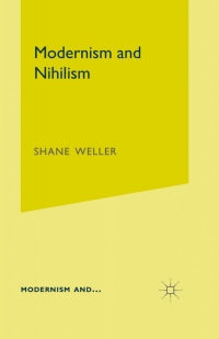 Imagen de portada: Modernism and Nihilism 1st edition 9780230231030