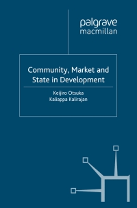 Imagen de portada: Community, Market and State in Development 9780230274587