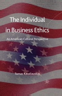 Cover image: The Individual in Business Ethics 9780230285538