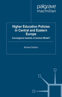 Cover image: Higher Education Policies in Central and Eastern Europe 9780230291393