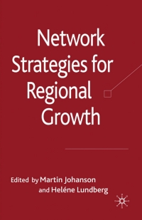 Imagen de portada: Network Strategies for Regional Growth 9780230273306