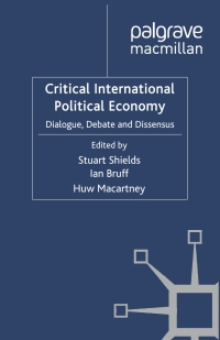 Imagen de portada: Critical International Political Economy 9780230280304