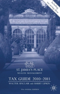 Titelbild: St James's Place Tax Guide 2010-2011 9780230573468