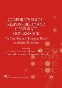 表紙画像: Corporate Social Responsibility and Corporate Governance 9780230236547