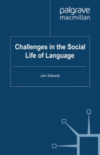 Cover image: Challenges in the Social Life of Language 9780230500310