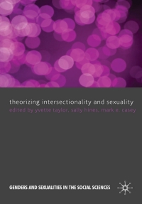 Imagen de portada: Theorizing Intersectionality and Sexuality 9780230229303