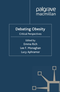 Imagen de portada: Debating Obesity 9780230222670