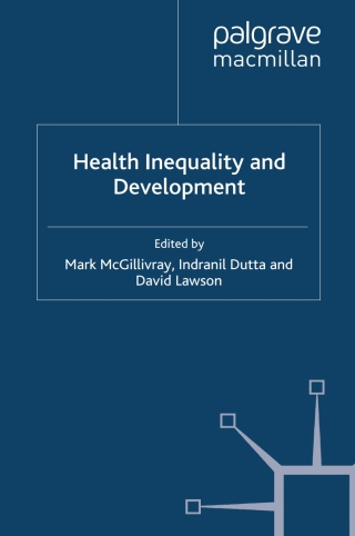 Titelbild: Health Inequality and Development 9780230280656