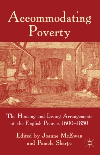 Cover image: Accommodating Poverty 9780230542426