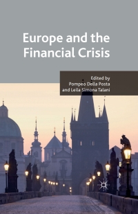 Cover image: Europe and the Financial Crisis 9780230285545