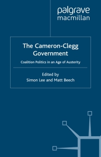 Omslagafbeelding: The Cameron-Clegg Government 9780230290716