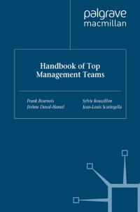 Imagen de portada: Handbook of Top Management Teams 9780230218598