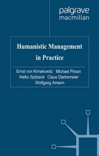 Imagen de portada: Humanistic Management in Practice 9780230246324