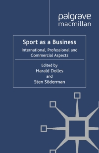 Omslagafbeelding: Sport as a Business 9780230249257